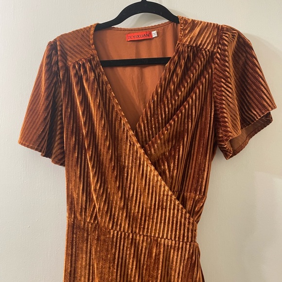 Burnt Orange Maxi Dress Medium - Picture 10 of 10